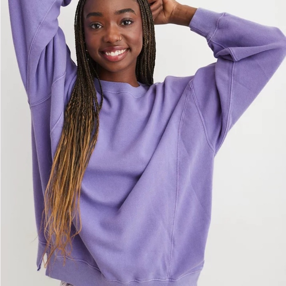 Aerie‎ "The Chill" crewneck sweatshirt in a lavender